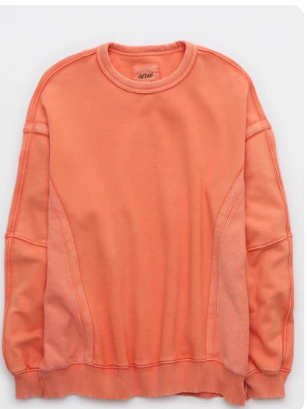 Aerle Keep it light crew sweatshirt in mango